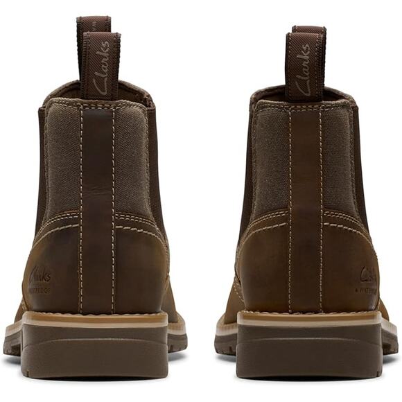 Clarks Men\'s Morris Easy Waterproof Ankle‎ Boot, Beeswax Leather, 9.5 main image 4